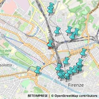 Mappa Via S. Iacopino, 50144 Firenze FI, Italia (1.2955)