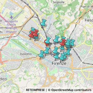 Mappa Via Alfredo Catalani, 50144 Firenze FI, Italia (1.5175)