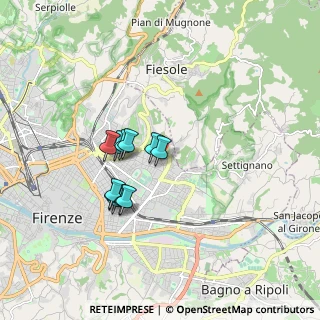 Mappa Via Agostino Bertani, 50137 Firenze FI, Italia (1.38182)
