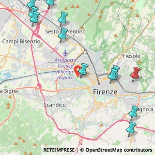 Mappa Viale Florence Nightingale, 50144 Firenze FI, Italia (6.47923)
