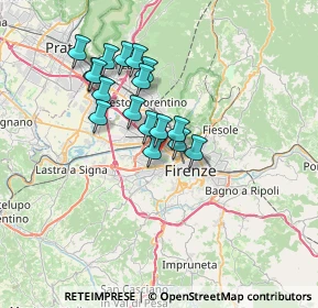 Mappa Viale Florence Nightingale, 50144 Firenze FI, Italia (5.77471)