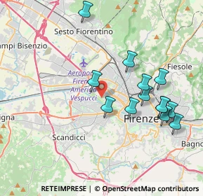 Mappa Viale Florence Nightingale, 50144 Firenze FI, Italia (3.95769)
