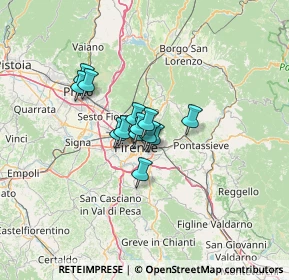 Mappa Via Ottavio Fabrizio Mossotti, 50131 Firenze FI, Italia (7.62846)