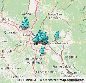 Mappa Via Ottavio Fabrizio Mossotti, 50131 Firenze FI, Italia (8.01563)