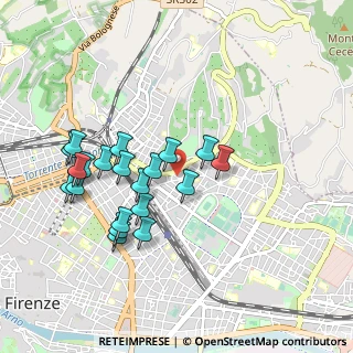 Mappa Via Ottavio Fabrizio Mossotti, 50131 Firenze FI, Italia (0.9125)