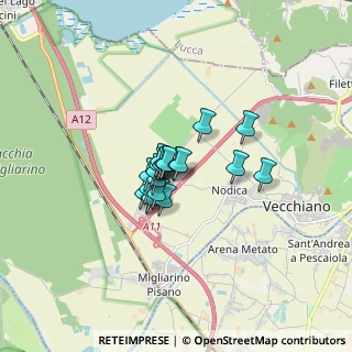 Mappa Via della Pavoncella, 56019 Vecchiano PI, Italia (0.9205)