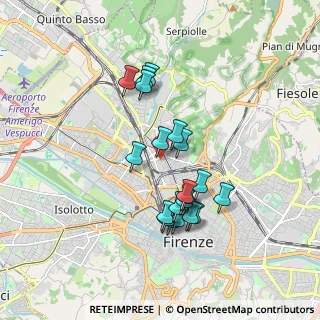 Mappa Via Mayer Enrico, 50134 Firenze FI, Italia (1.6)