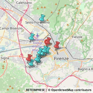 Mappa Via Arturo Toscanini, 50127 Firenze FI, Italia (2.96692)