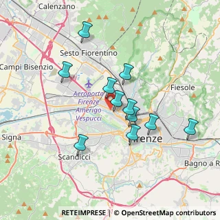 Mappa Via Arturo Toscanini, 50127 Firenze FI, Italia (3.22455)