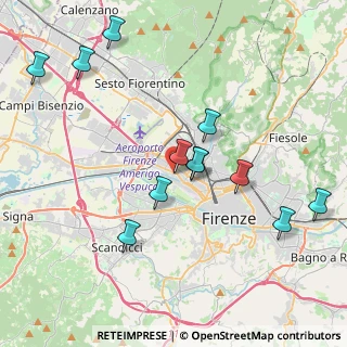 Mappa Via Arturo Toscanini, 50127 Firenze FI, Italia (4.22917)