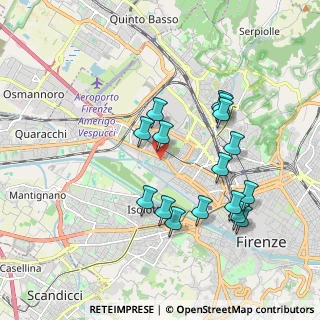 Mappa Via Arturo Toscanini, 50127 Firenze FI, Italia (1.86188)