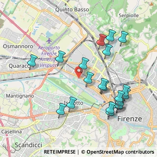 Mappa Via Mario Castelnuovo Tedesco, 50127 Firenze FI, Italia (2.2275)