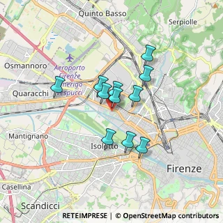 Mappa Via Mario Castelnuovo Tedesco, 50127 Firenze FI, Italia (1.28455)