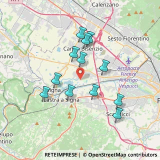 Mappa Via dei Bassi, 50058 San Mauro FI, Italia (3.47333)