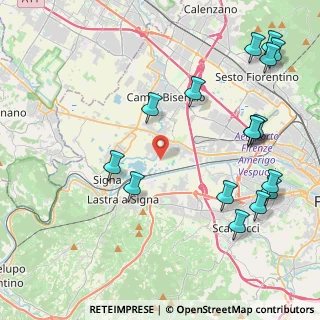 Mappa Via dei Bassi, 50058 San Mauro FI, Italia (5.395)