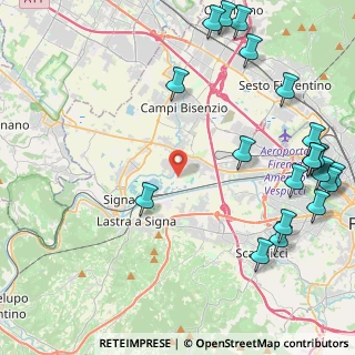 Mappa Via dei Bassi, 50058 San Mauro FI, Italia (6.1425)
