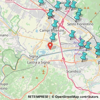 Mappa Via dei Bassi, 50058 San Mauro FI, Italia (6.15125)