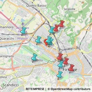 Mappa Via Luca Marenzio, 50127 Firenze FI, Italia (1.88923)
