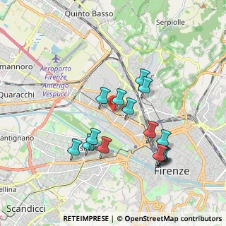 Mappa Via Luca Marenzio, 50127 Firenze FI, Italia (1.80667)