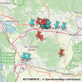 Mappa Strada Comunale di Caselli, 55012 Capannori LU, Italia (6.817)