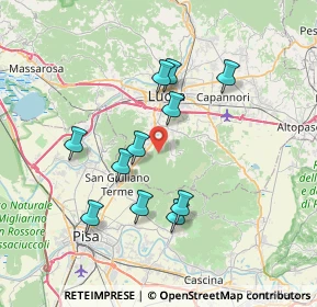Mappa Strada Comunale di Caselli, 55012 Capannori LU, Italia (6.8)