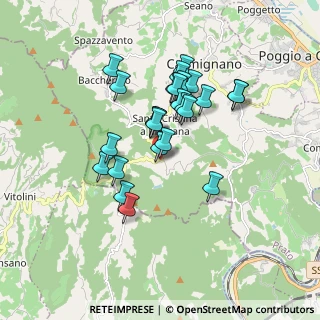 Mappa Via Montalbano, 59015 Capraia e limite FI, Italia (1.492)