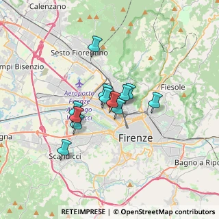 Mappa Via F. Balducci Pegolotti, 50127 Firenze FI, Italia (2.375)