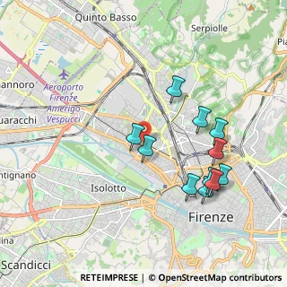 Mappa Via F. Balducci Pegolotti, 50127 Firenze FI, Italia (1.93545)