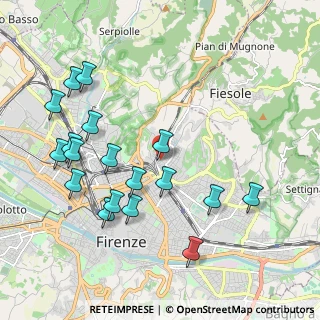 Mappa Via del Ponte alle Riffe, 50133 Firenze FI, Italia (2.25889)