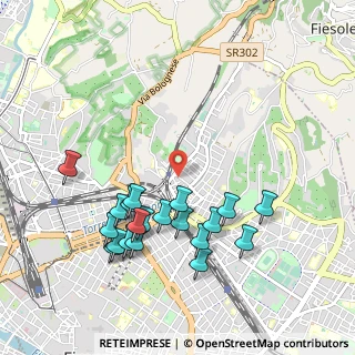 Mappa Via del Ponte alle Riffe, 50133 Firenze FI, Italia (1.05)