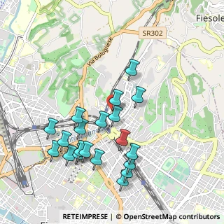 Mappa Via del Ponte alle Riffe, 50133 Firenze FI, Italia (1.0195)