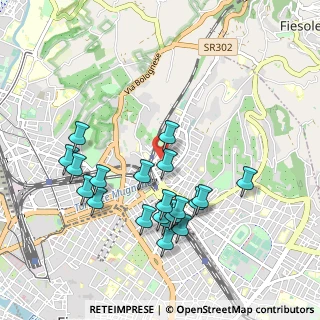 Mappa Via del Ponte alle Riffe, 50133 Firenze FI, Italia (0.9935)