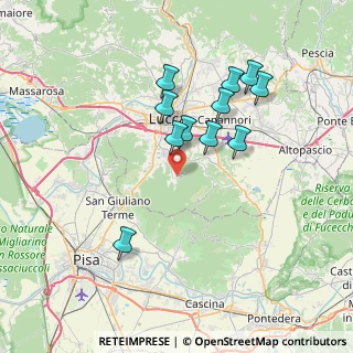 Mappa Via Vecchia di Vorno, 55012 Capannori LU, Italia (6.76273)