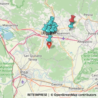 Mappa Via Vecchia di Vorno, 55012 Capannori LU, Italia (6.38714)