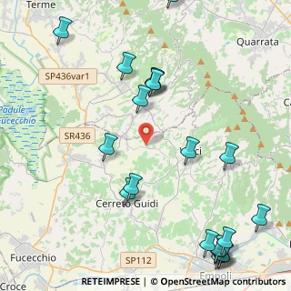 Mappa Via di S. Pantaleo, 50059 Vinci FI, Italia (5.8325)
