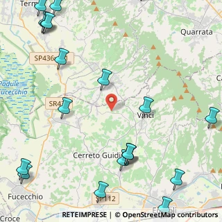 Mappa Via di S. Pantaleo, 50059 Vinci FI, Italia (6.7445)