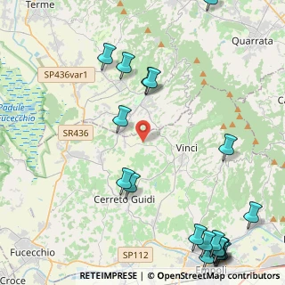 Mappa Via di S. Pantaleo, 50059 Vinci FI, Italia (6.63)