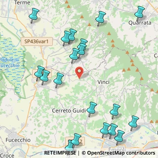 Mappa Via di S. Pantaleo, 50059 Vinci FI, Italia (5.847)