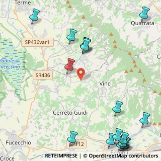 Mappa Via di S. Pantaleo, 50059 Vinci FI, Italia (7.0505)