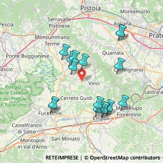 Mappa Via di S. Pantaleo, 50059 Vinci FI, Italia (7.73938)