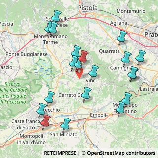 Mappa Via di S. Pantaleo, 50059 Vinci FI, Italia (9.34)