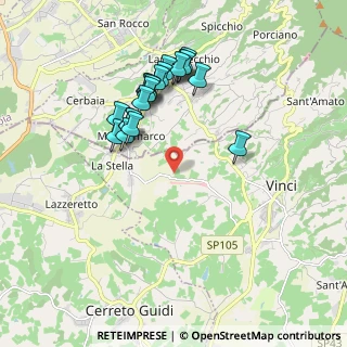 Mappa Via di S. Pantaleo, 50059 Vinci FI, Italia (1.846)