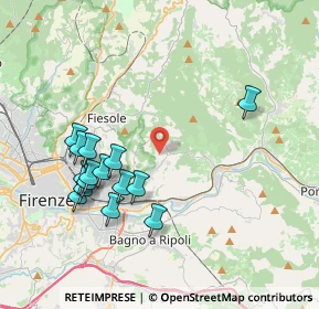 Mappa Via della Pastorella, 50135 Firenze FI, Italia (4.10533)