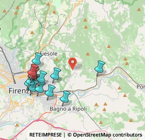 Mappa Via della Pastorella, 50135 Firenze FI, Italia (4.46214)