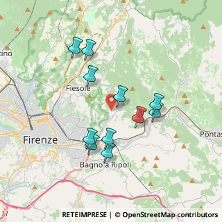 Mappa Via della Pastorella, 50135 Firenze FI, Italia (3.35545)