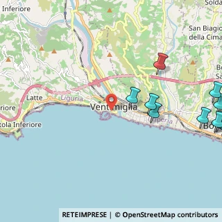 Mappa Passeggiata Marconi, 18039 Ventimiglia IM, Italia (3.24091)