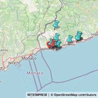 Mappa Passeggiata Marconi, 18039 Ventimiglia IM, Italia (9.73714)