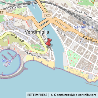 Mappa Via Biancheri, 15, 18039 Ventimiglia, Imperia (Liguria)