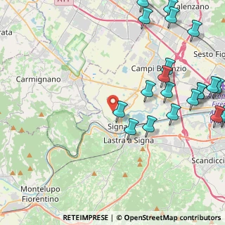 Mappa Via Pio la Torre, 50058 Signa FI, Italia (5.9095)