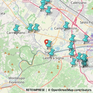 Mappa Via Pio la Torre, 50058 Signa FI, Italia (5.7465)